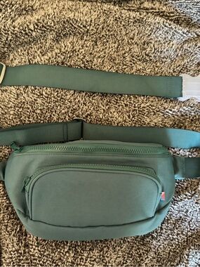 Kibou Diaper Belt Bag-Teal with free strap extender
